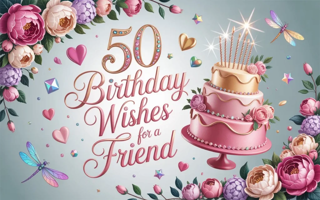 50th birthday wishes for a friend