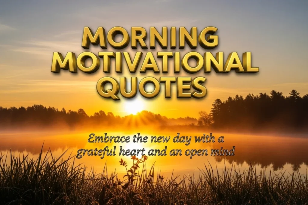 Morning Motivational Quotes
