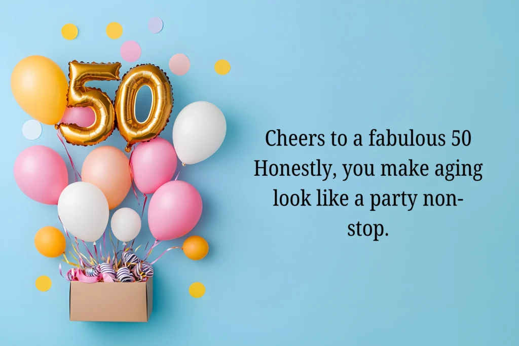 Short 50th Birthday Wishes for Close Friend