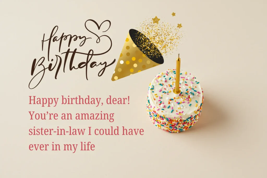 Short Birthday Wishes for Sister-in-Law
