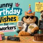 Funny Birthday Wishes for Coworkers