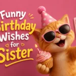 Funny Birthday Wishes for Sister