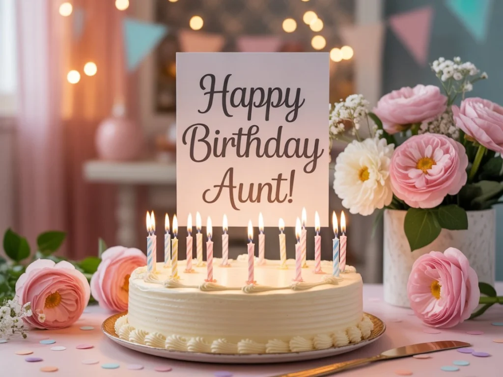 Birthday Wishes for Aunt