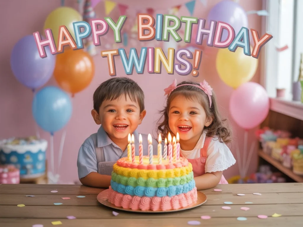 Birthday Wishes for Twins
