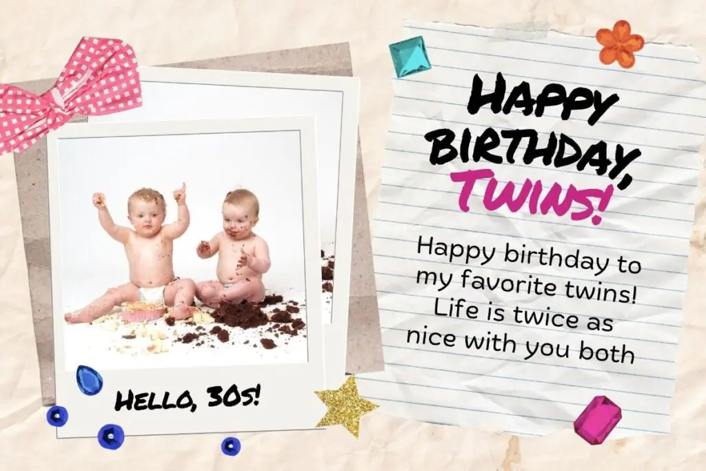 Birthday Wishes for Twins Brother and Sister