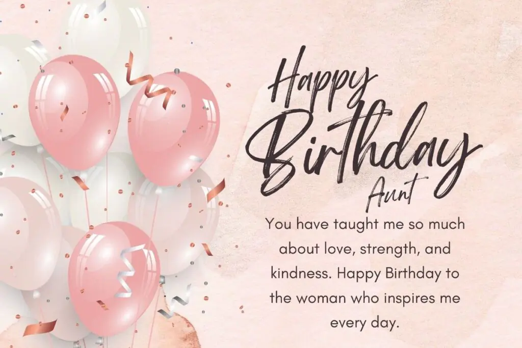 Heart-touching Birthday Wishes for Aunt