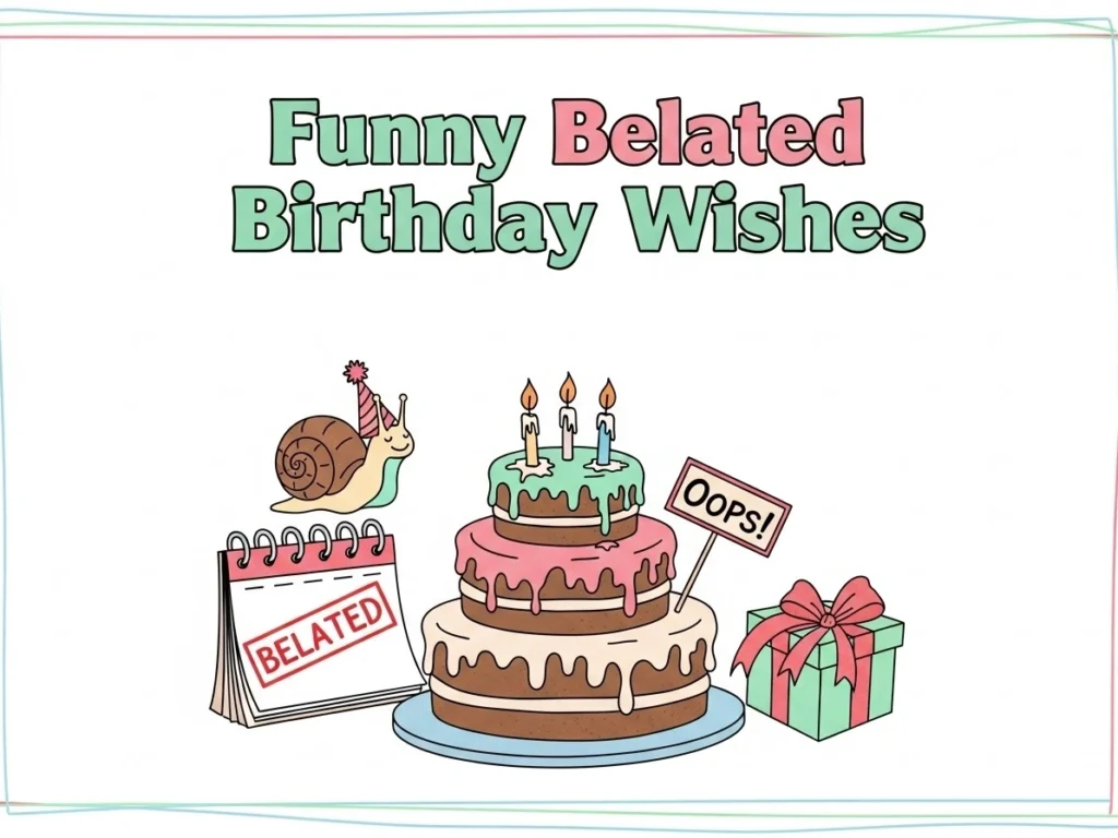 Funny Belated Birthday Wishes