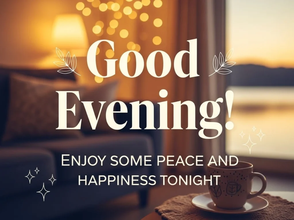 Good Evening Wishes for Friend