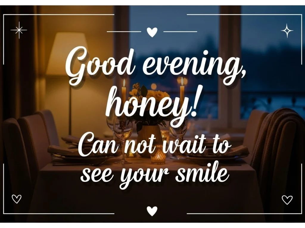 Good Evening Wishes for Wife