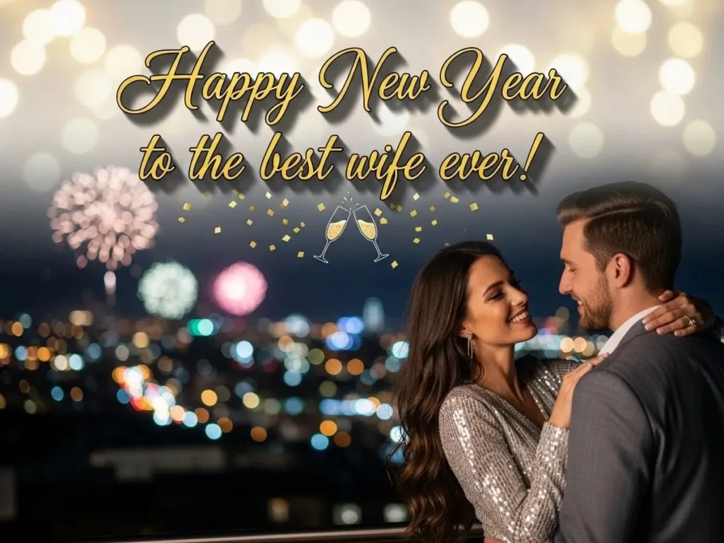 Happy New Year Wishes for Wife