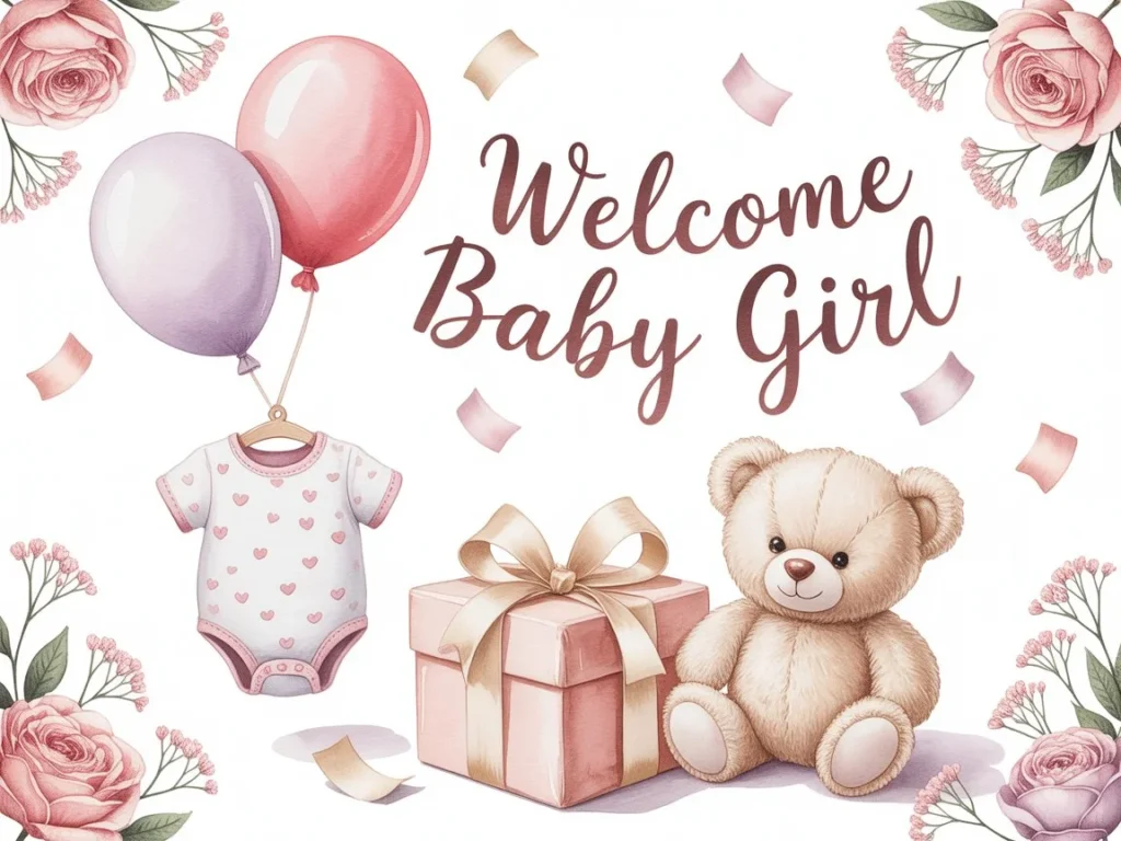 Baby Shower Wishes for a Girl