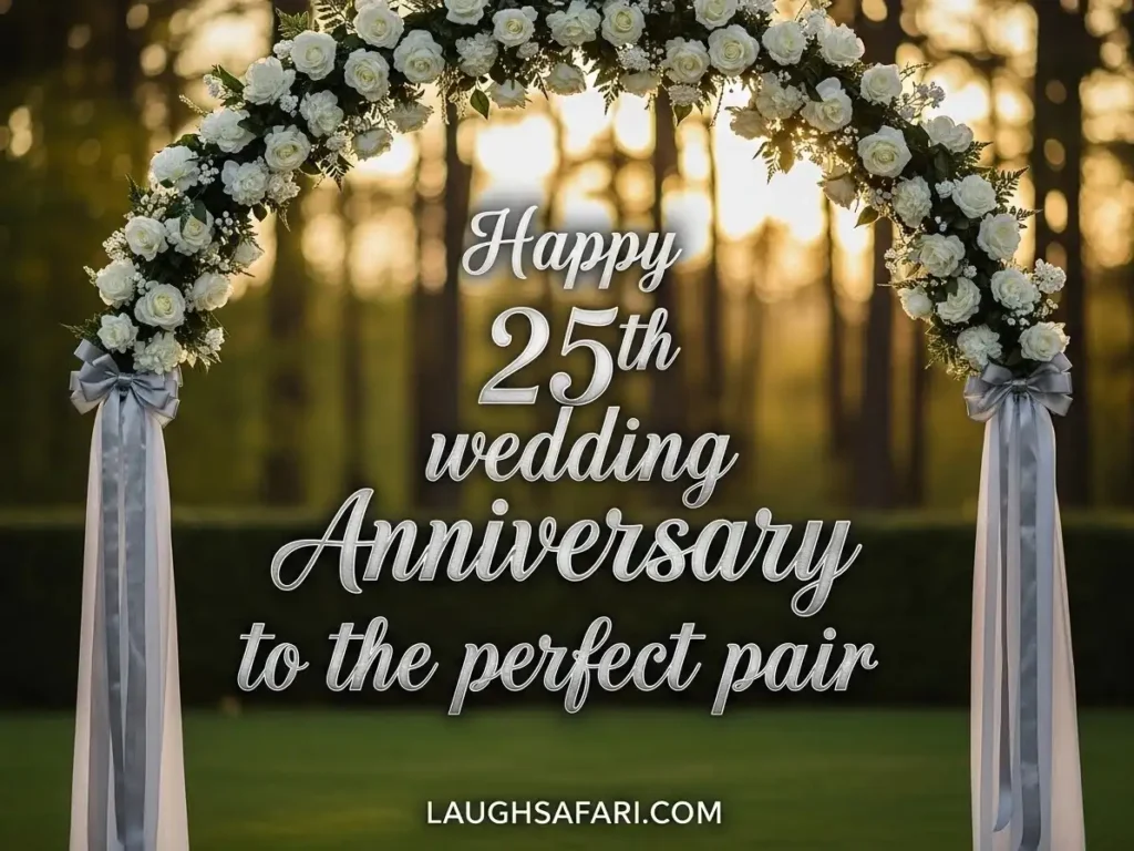 25th Wedding Anniversary Wishes for Sister and Brother in Law