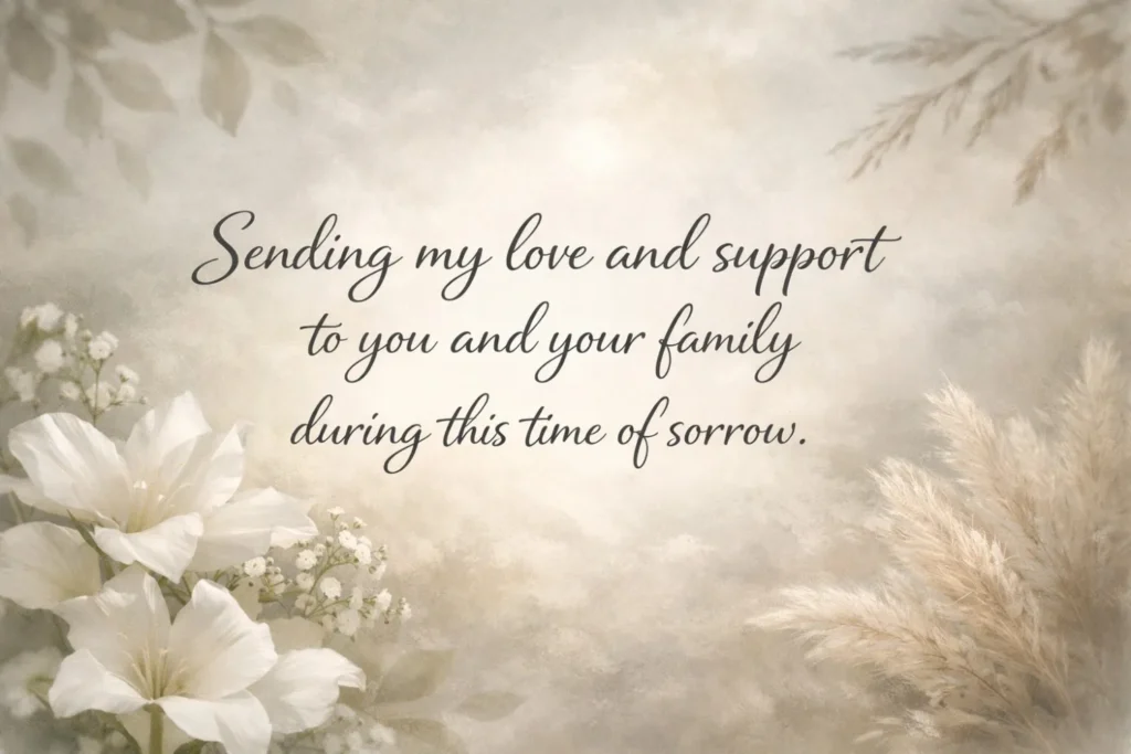 Death Condolence Message