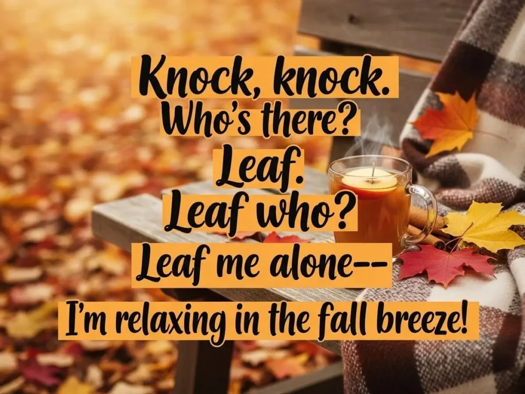 Fall Knock Knock Jokes for Kids