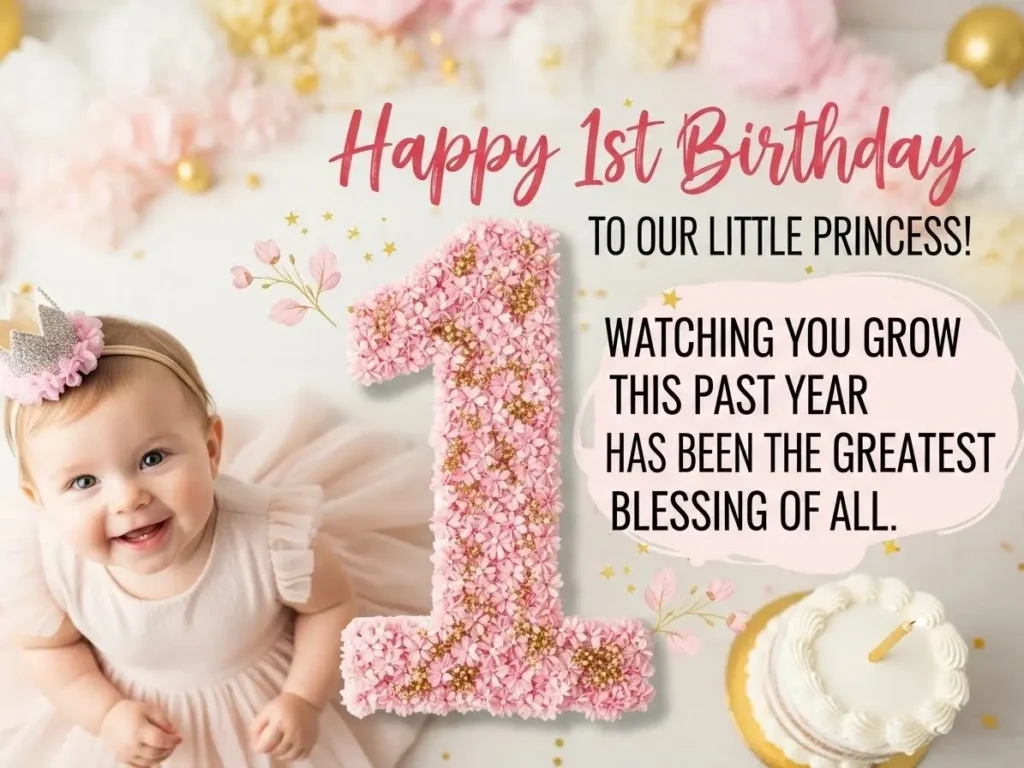 First Birthday Wishes for Granddaughter