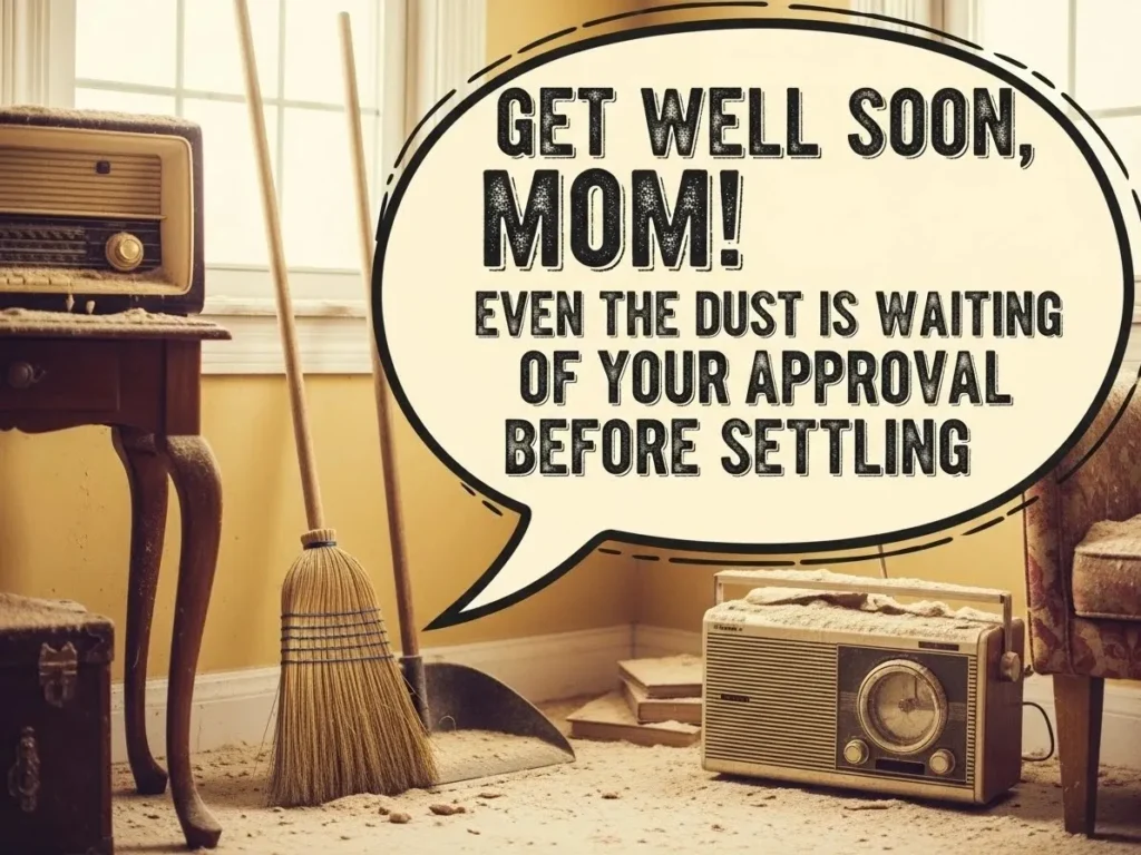 Funny Get Well Wishes for Mom