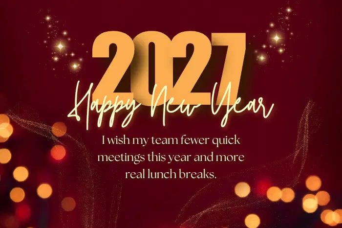 Funny New Year Wishes for Coworkers and Boss