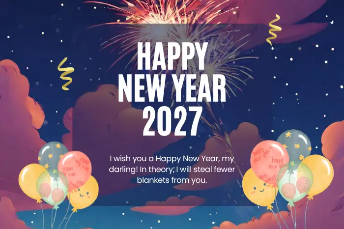 Funny New Year Wishes for Your Partner