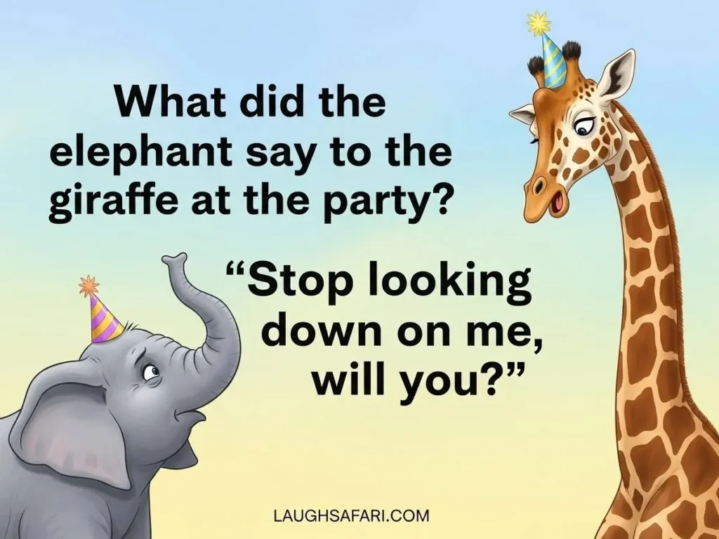 Giraffe and Elephant Jokes