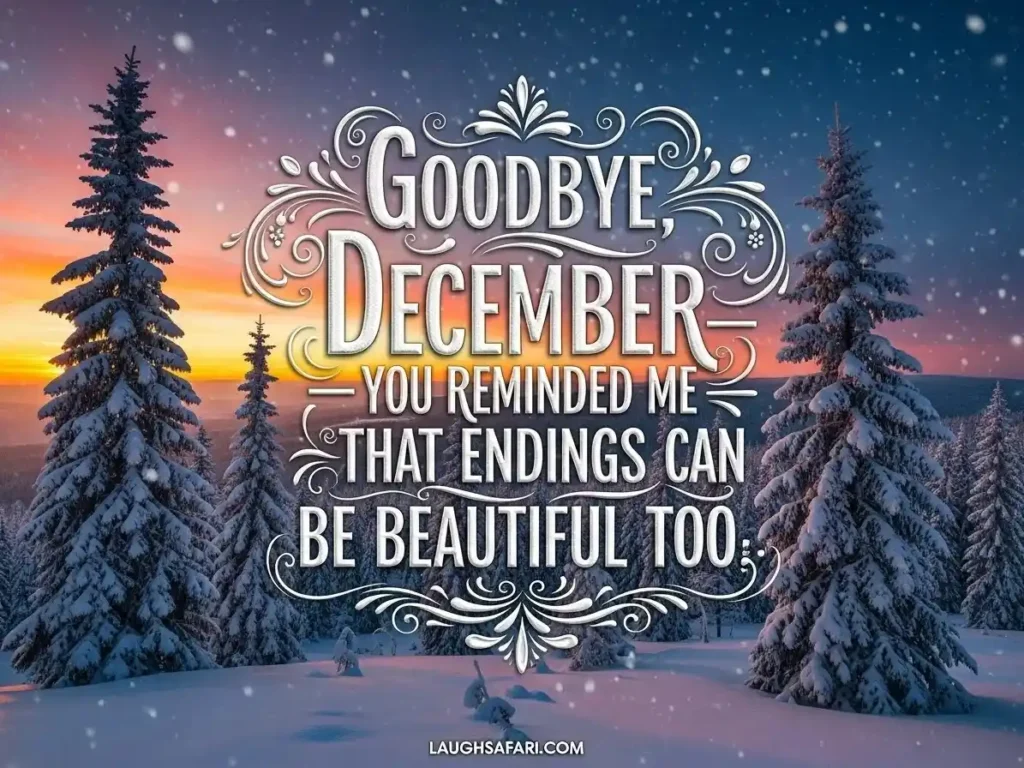 Good bye December Quotes