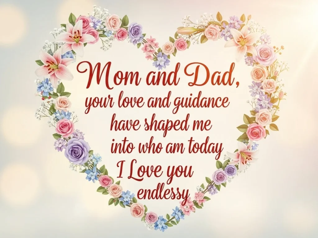 Love Quotes for Parents from Son