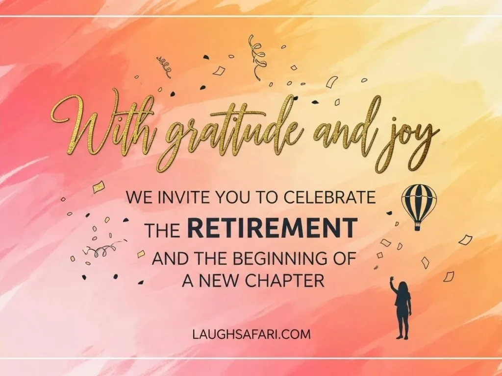 Retirement Party Invitation Wording