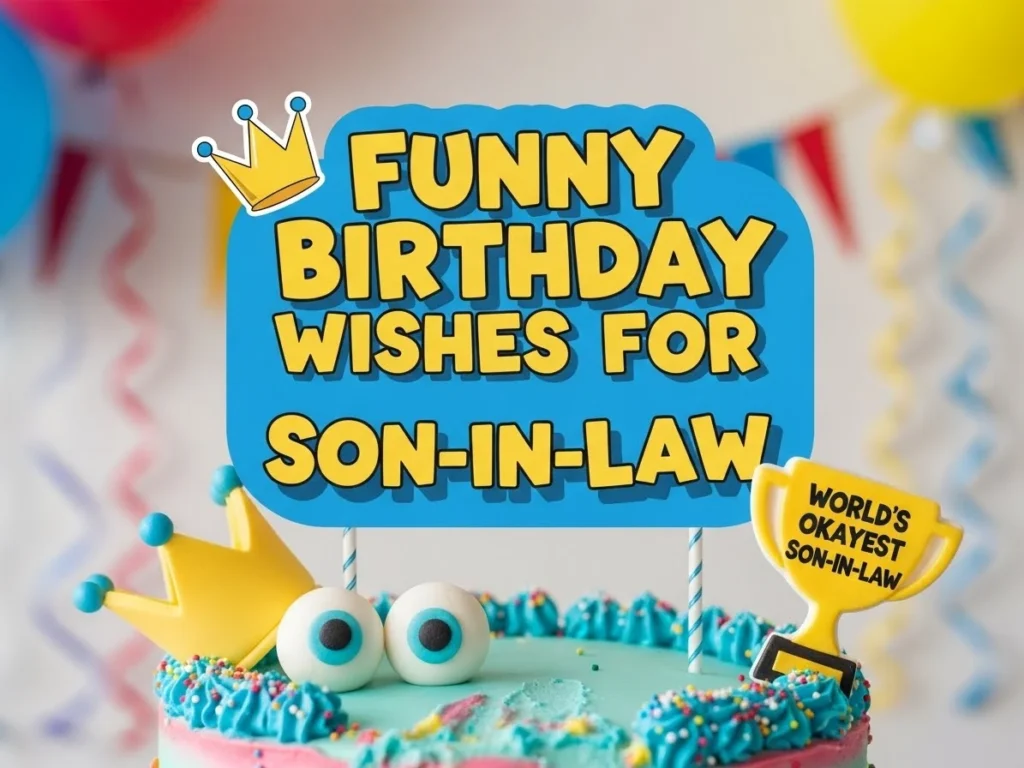 Funny Birthday Wishes for Son in Law