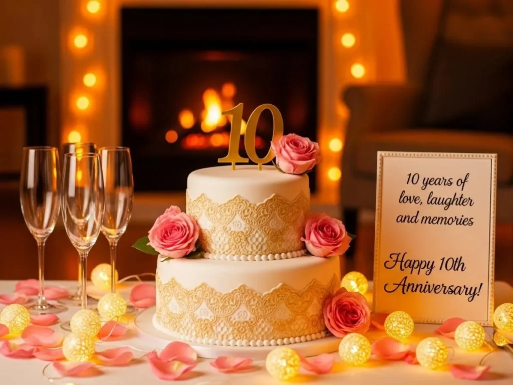 10 Year Wedding AnniversaryWishs for Friends