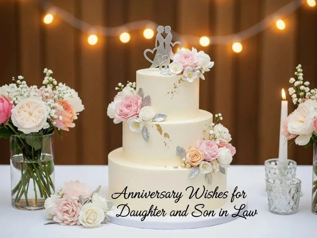 Anniversary Wishes for Daughter and Son in Law