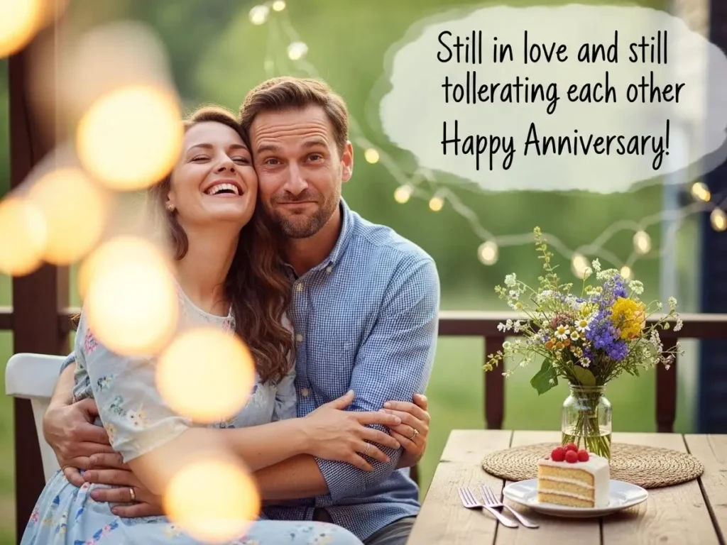 Funny Anniversary Wishes for Daughter and Son in Law