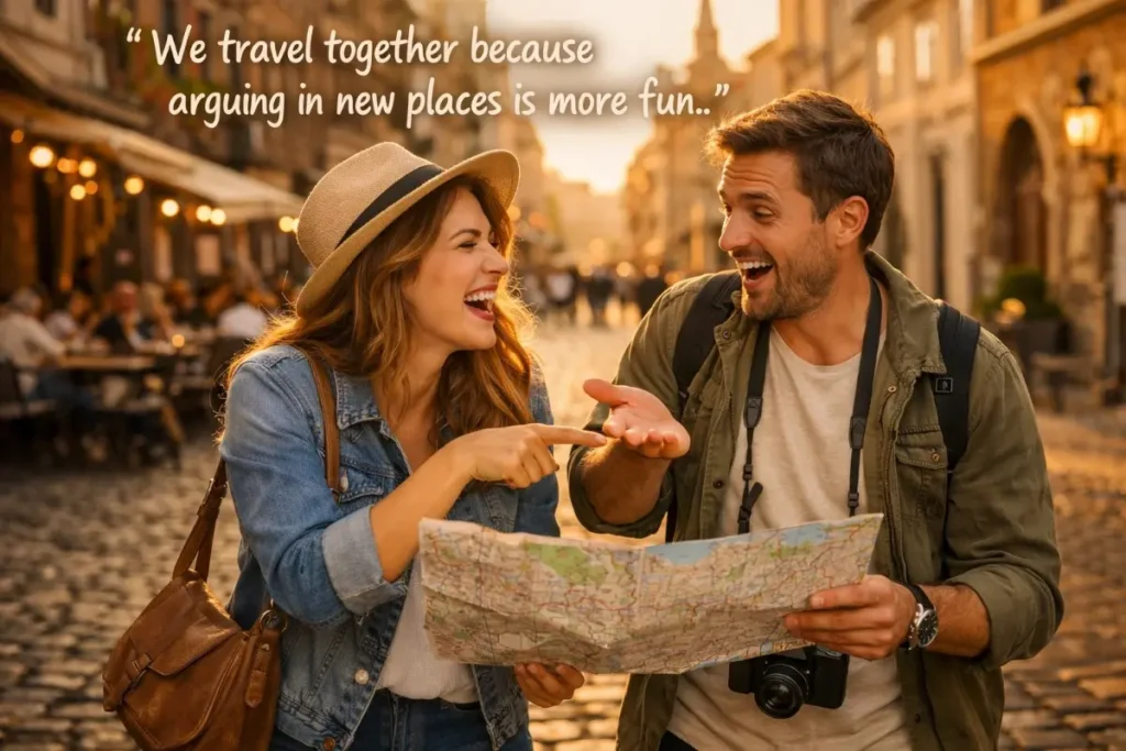 Funny Couple Travel Quotes